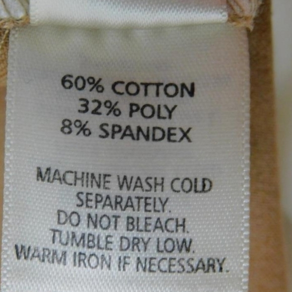 ECRU Tan/White Skinny Beck Pants Sz 6 - Picture 6 of 8